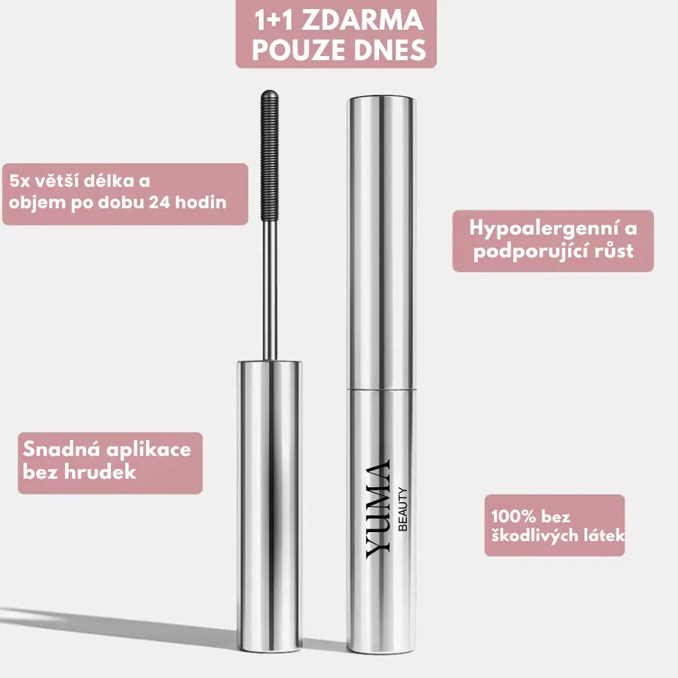 YumaBeauty| Přírodní prodlužující a vyživující řasenka...