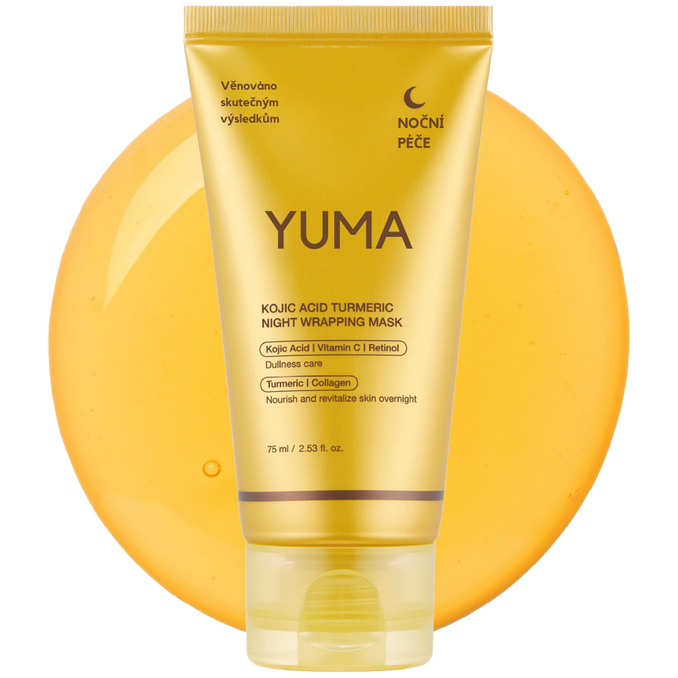 Yuma Beauty - Korejská Maska s Kurkumou & Kolagenem..