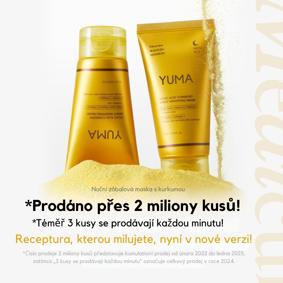 Yuma Beauty - Korejská Maska s Kurkumou & Kolagenem